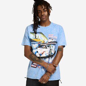 Le Mans Mens 24 Hueres Du Mans 24H 24 Hours Racing Mineral Wash Shirt New